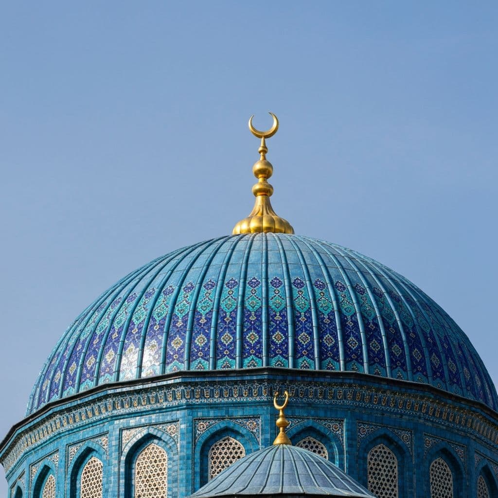 Blue dome of Mohammad Al-Amine Mosque