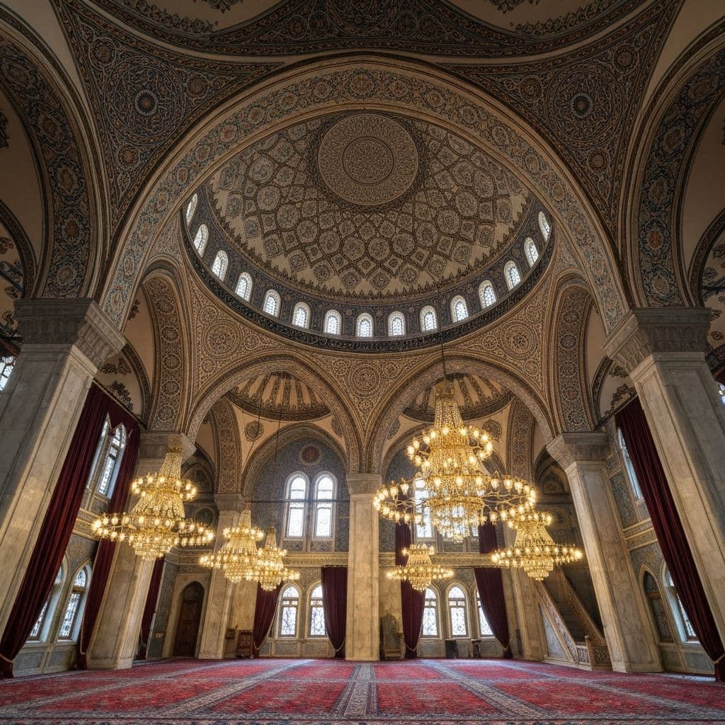 Interior of Mohammad Al-Amine Mosque